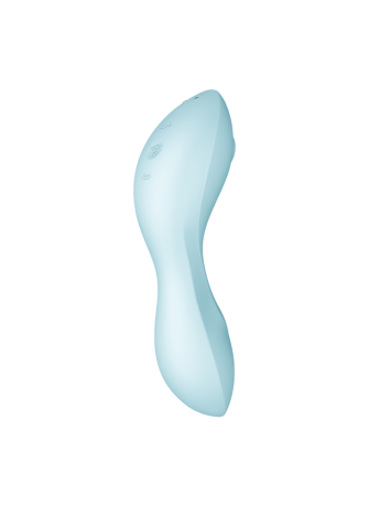 Vibromasseur connecté 3 en 1 Bleu USB Curvy Trinity 5+ - CC597823